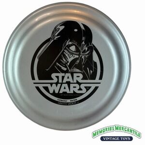 1977 NEW OLD STOCK DARTH VADER FRISBEE 9.5" STAR WARS COLLECTORS SERIES VINTAGE